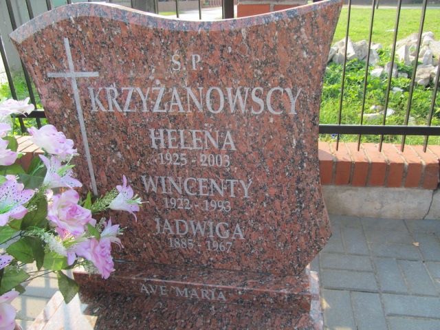 Helena Krzyżanowska 1925 Czerlejno - Grobonet - Wyszukiwarka osób pochowanych