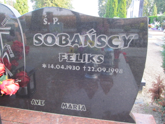 Feliks Sobański 1930 Czerlejno - Grobonet - Wyszukiwarka osób pochowanych