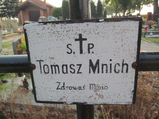 Tomasz Mnich Czerlejno - Grobonet - Wyszukiwarka osób pochowanych