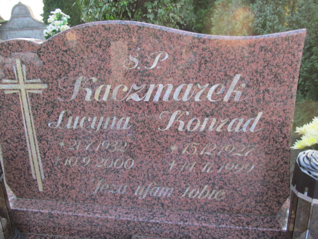 Konrad Kaczmarek 1927 Czerlejno - Grobonet - Wyszukiwarka osób pochowanych