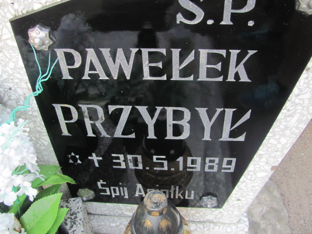 Paweł Przybył 1989 Czerlejno - Grobonet - Wyszukiwarka osób pochowanych
