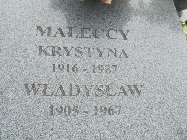 Władysław Małecki 1905 Czerlejno - Grobonet - Wyszukiwarka osób pochowanych