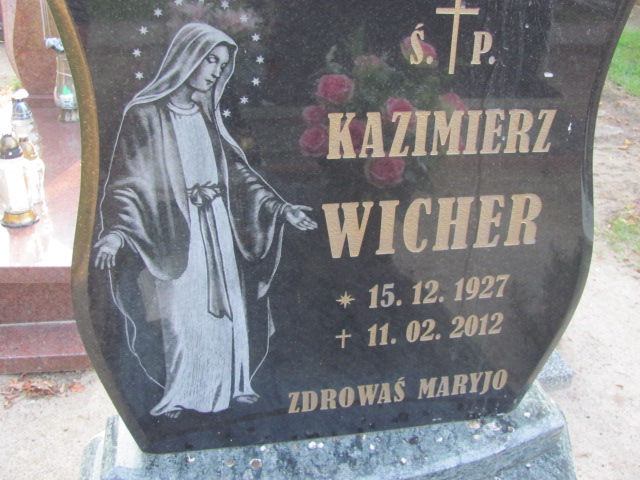 Kazimierz Wicher 1927 Czerlejno - Grobonet - Wyszukiwarka osób pochowanych