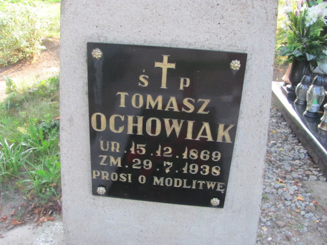 Tomasz Ochowiak 1869 Czerlejno - Grobonet - Wyszukiwarka osób pochowanych